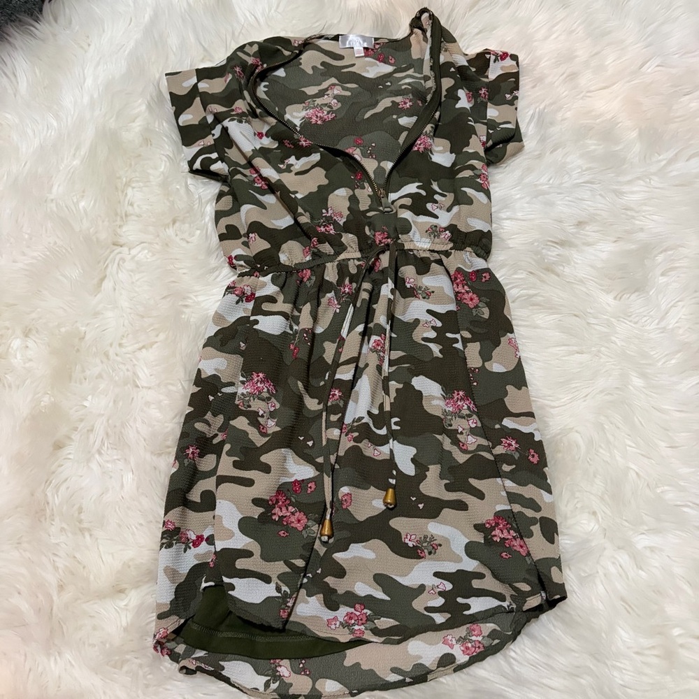 Stella Tweed camo dress size S